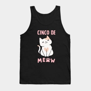 Cinco De Meow -Cute Cat Tank Top